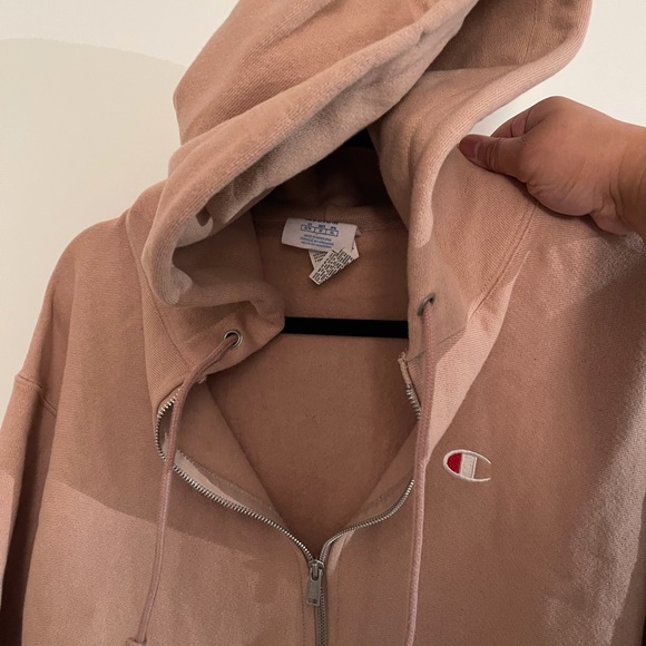 Champion Reverse Weave Full Zip Hoodie, C logo - Picture 2 of 3